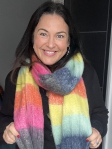 Rainbow Stripes Scarf